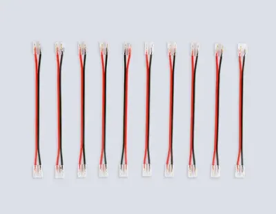 Соединитель гибкий двухсторонний COB 12/24V для лент 8/10mm GS7895 (2 конт.) (10шт. в комплекте)