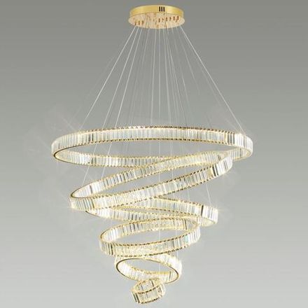 5015/260L L-VISION ODL23 607 золотой/прозрачный металл/хрусталь Люстра LED 260W 4000K 26000Лм VEKIA