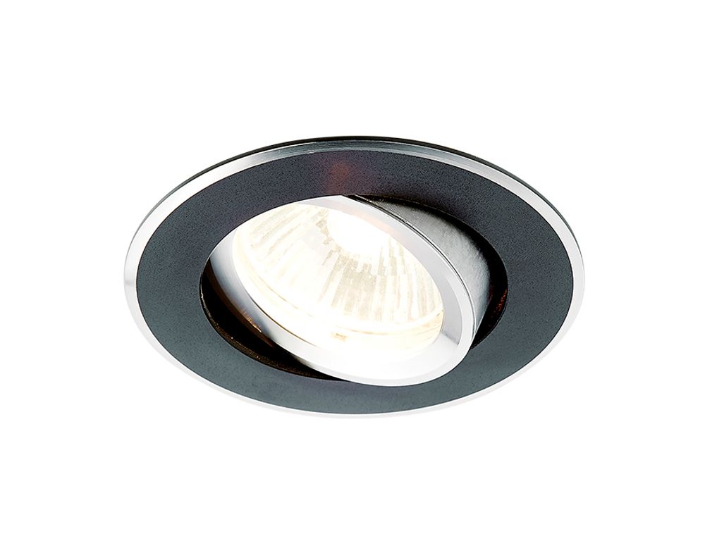 Встраиваемый потолочный точечный светильник A502 BK сатин/черный MR16