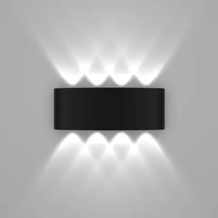 343047 Светильник GEMMA 8х1W LED 880LM G ЧЕРНЫЙ 4000K IP65