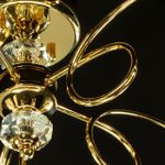 Citilux Синди CL330152 Люстра хрустальная Золото