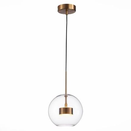 SL1133.233.01 Светильник подвесной ST-Luce Латунь/Прозрачный LED 1*14W 3000K