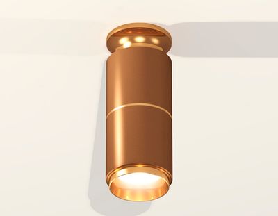 Комплект накладного светильника XS6304190 SCF/PYG кофе песок/золото желтое полированное MR16 GU5.3 (N6905, C6304, A2062, N6124)