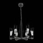 SL815.303.06 Люстра подвесная ST-Luce Серый графит/Серый графит, Прозрачный LED 6*8W 4000K