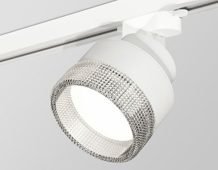 Комплект трекового светильника с композитным хрусталем XT8101040 SWH/CL белый песок/прозрачный GX53 (A2524, A2105, C8101, N8480)