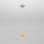 Подвесной светодиодный светильник со стеклянным плафоном 50234/1 LED янтарный