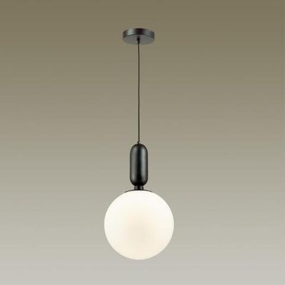 4671/1 PENDANT ODL20 471 черный/белый Подвес E27 1*40W (тип лампы СВЕЧА ) 220V OKIA