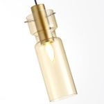 5057/1A PENDANT ODL24 323 золотой/янтарный/металл/стекло Подвес E27 1*40W SCROW