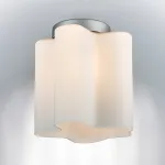 802010 Светильник NUBI 1х40W E27 ХРОМ/БЕЛЫЙ Lightstar