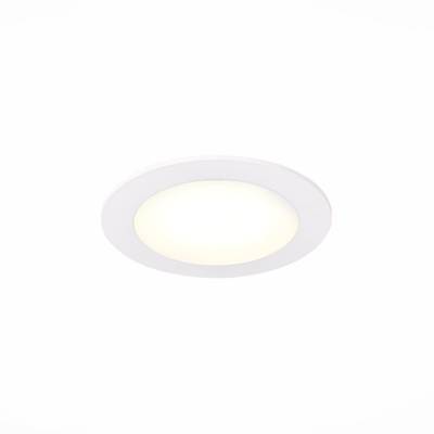 ST209.538.06 Св-к встр. Белый LED 1*6W 3000K 330Lm Ra80 110° IP20 D120xH8 90-265V