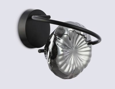 Светильник настенный LH15005 BK/SM черный/дымчатый G9 max 40W 195*210*170
