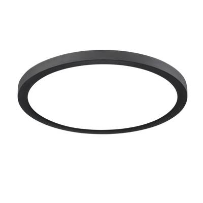 7788/24L MITRA LED SN 537 Светильник пластик/белый/черный LED 24Вт 3000/4000/6500К D300 IP44 CCT/датчик движения NEBULA BLACK