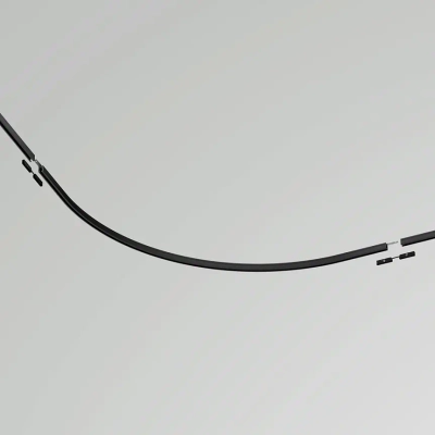 Коннектор радиусный D900 накладной Levity черный, TRA184-R900-11B. TM Maytoni