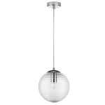 804001 Подвес DISSIMO 1х40W E27 ХРОМ/ПРОЗРАЧНЫЙ Lightstar