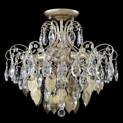 Светильник потолочный Crystal Lux ESMIRALDA PL4 GOLD 0523/104