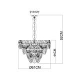 Подвесная люстра Arte Lamp KAPRI A4078LM-9CC, 9хE14