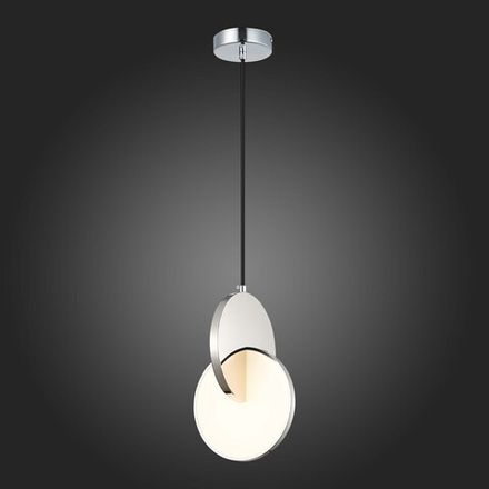 SL6107.113.01 Светильник подвесной ST-Luce Хром/Белый Хром LED 1*12W 3000K