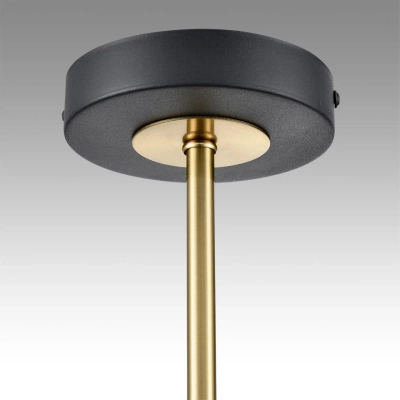 8240/8C COMFI LN26 239 черный/латунь, металл/акрил Люстра потолочная LED GX53 8*7W 220V LANIKA