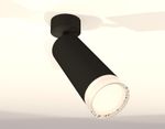 Комплект поворотного светильника XM6343011 SBK/FR/CL черный песок/белый матовый/прозрачный MR16 GU5.3 (A2210, C6343, N6241)