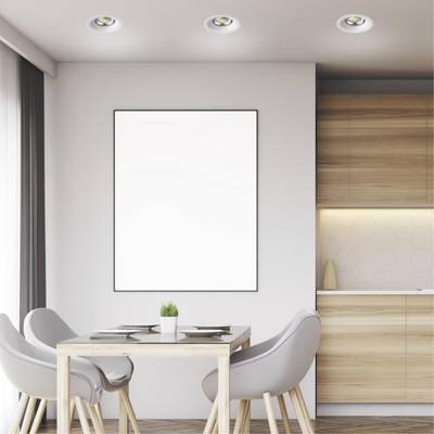 358024 SPOT NT19 277 белый Встраиваемый светильник IP20 LED 4100К 10W 220V GLOK