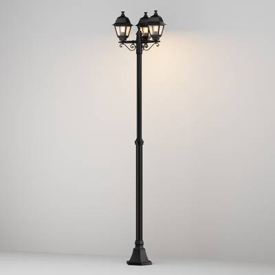 Садово-парковый светильник Abbey Road E27х3, IP44, O003FL-03B. TM Maytoni