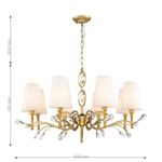 Подвесная люстра Luca 2703-8P. ТМ Favourite