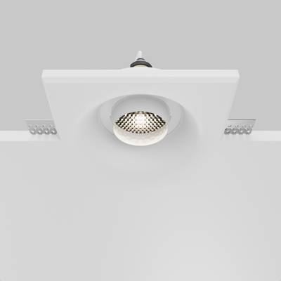 Встраиваемый светильник Gyps Modern GU10х1, DL006-GU10-RD-W. TM Maytoni