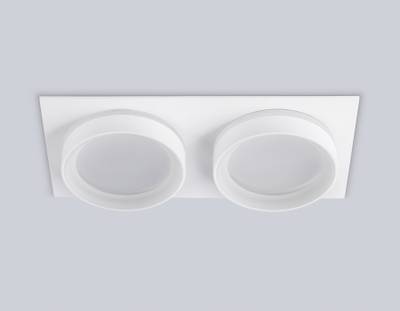 Светильник встраиваемый TN6711/2 WH белый IP44 GX53/2 max 15W 210*105*45