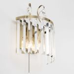 Citilux Инга CL335323 Бра хрустальное с выключателем Бронза