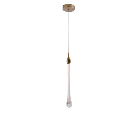 07860-1A,36 Подвес Асмер латунь d10 h200 Led 3W (3000K)