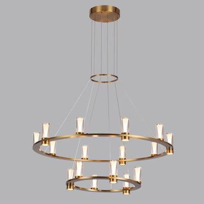 7144/110L HIGHTECH ODL26 Подвесной светильник  античная бронза/акрилл/металл IP20 LED 93W 5960Лм 3000K 180° 220V DEFANCE