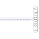 Магнитный трековый светильник Arte Lamp LINEA A4664PL-1WH, 1хLED