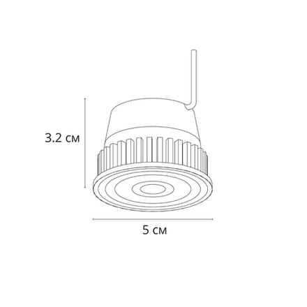 Светодиодный модуль диммируемый Arte Lamp ORE A22071-4K, 1хLED