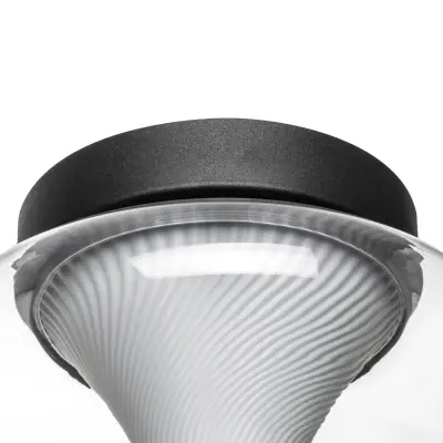 612017 Люстра PALERMO 8W LED 350LM G ЧЕРНЫЙ/ПРОЗРАЧНЫЙ 3000K Lightstar