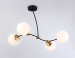 Подвесной светильник TR2544/4 BK/SB черный/бронза E27/4 max 60W 700*450*450