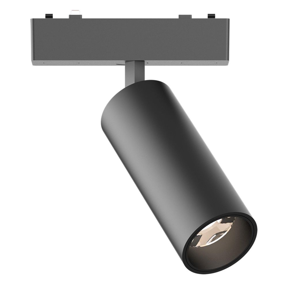 ST677.436.09 Магнитный трековый светильник Черный LED 1*9W 3000K 540Lm Ra&amp;gt;90 &amp;gt;90 IP20 D44xH110 48V