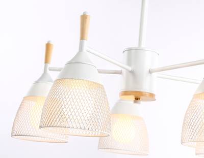 Подвесная люстра TR8012/5 WH белый E27*5 max 40W D600*385