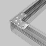 Соединитель угловой для накладного шинопровода Exility, TRA034CL-21. TM Maytoni
