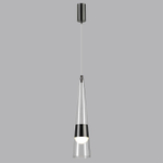 5044/12L L-VISION ODL24 435 глянц.темн.хром/прозрачный/металл/стекло Подвес LED 12W 3000K 1334Лм LUMP