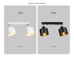 Настенно-потолочный спот в стиле лофт TR8142/2 BK черный E27*2 max 40W 340*120*180