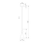 Подвесной светильник оригинальной формы 316, E14х1