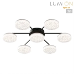 8236/7CL LEDIO LN25 000 черный, металл/акрил Люстра потолочная с ПДУ LED 90W 3000-6000К 220V DIDANA