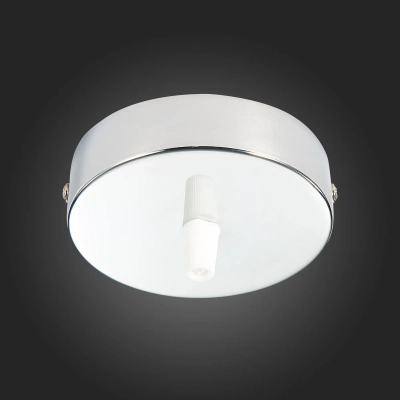 SL001.103.01 Потолочное крепление на одну лампу (круглое) ST-Luce Хром