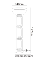 Торшер Divinare TRUMPET 1242/06 PN-30, 1хLED