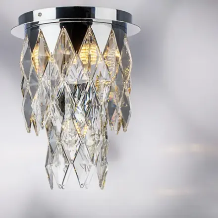 722064 Люстра LIMPIO 6х28W G9 ХРОМ/ПРОЗРАЧНЫЙ Lightstar