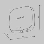 Центр управления умным домом Maytoni Smart ХАБ, MD-TRA034-W. TM Maytoni