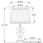 Декоративная настольная лампа Arte Lamp CAPELLA A4024LT-1CC, 1хE14