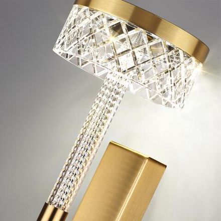 5032/8WL L-VISION ODL24 445 античн.бронза/металл/акрил Бра LED 8W 4000K 543лм FIVRE