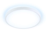Потолочный светодиодный светильник FZ3001 WH белый IP44 24W+10W 6400+6400К D290*40 (Без ПДУ)