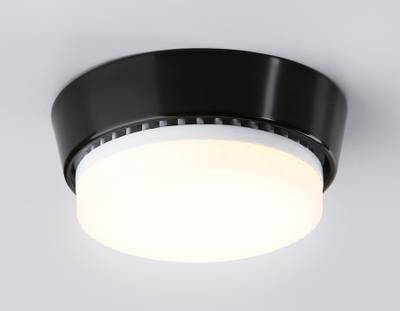 Светильник накладной G10189 BK черный GX53 max 12W D90*20